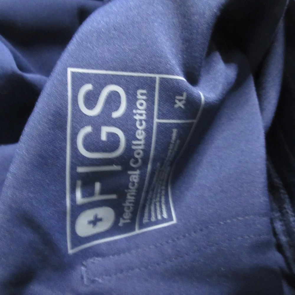 Figs Scrub Pants‎ Men XL Blue Livingston Basic Straight Medical Drawstring NWT
